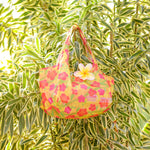 Load image into Gallery viewer, Tiny Reusable Bag *Vintage Hibiscus* (Buddah Mochi x MeekNest Hawaiʻi)
