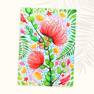 Tropical Blooms: ʻŌhiʻa Blooms