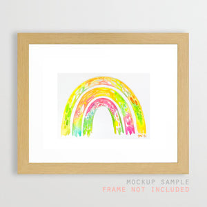 Original Art: My Rainbow: Tropical Cooler